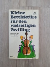 Kleine Bettlektüre für den vielseitigen Zwilling HC Rarität 