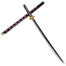 Schwerter von Lorenor Zorro aus PU-Schaum | Katana mit Schwertscheide & Gürtel