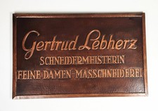 altes Schild, Masschneiderei