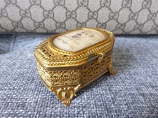 Ballspende Deckeldose KuK Erzherzog Otto Von Habsburg feuervergoldet Deckeldose