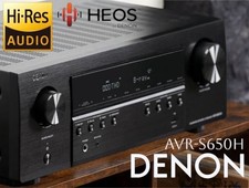 DENON AVR-S650H Network 5.2 Receiver HEOS AirPlay2 Bluetooth HiRes eARC 4k UHD