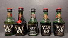 5x Miniaturflaschen Schnaps Whisky - Set Z218 - VAT 69 Reserve minibottles ?
