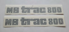 MB-trac 800 Mittelschalter Motorhaubenaufkleber rechts und links