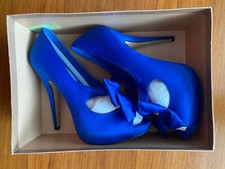 Damenschuhe Menbur Blau blue Azur Azul Fuerte Größe 40 Pumps OVP gebraucht