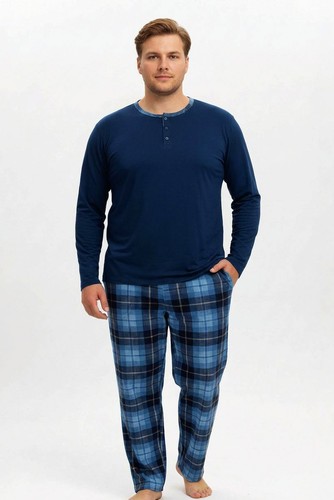 Herren pyjama set plus size - set,