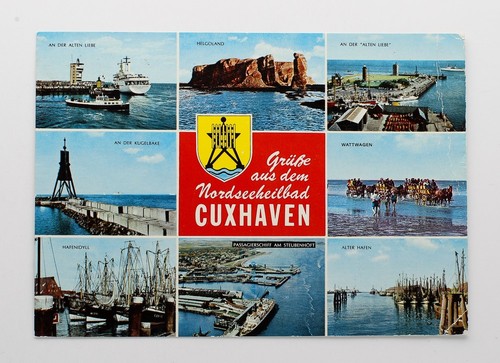 Mehrbild postkarte cuxhaven - postkarte,