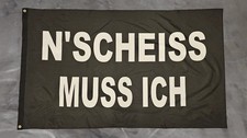 Fahne Flagge N Scheiss muss
