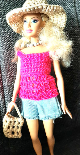 Barbie kleidungs set kurze - kleidungs-set,