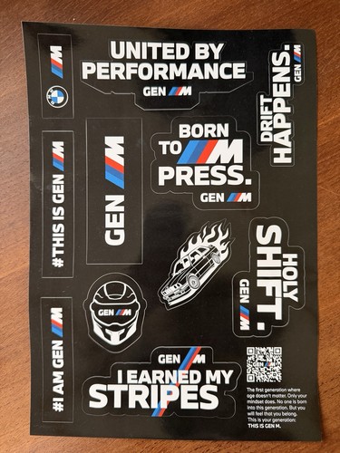 Bmw aufkleber sticker set - aufkleber/sticker,