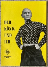 Der König und ich Yul Brynner Deborah Kerr Musical dt. Souvenierprogramm