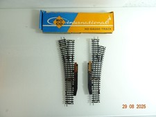 Roco H0 4540/4541 Weichenpaar mit Antrieb siehe Foto in OVP PK983