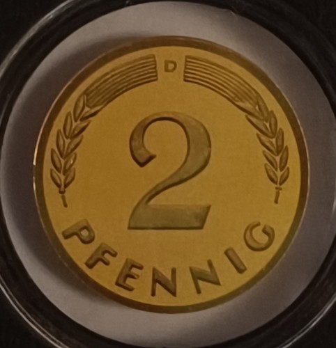 Goldmünze pfennig - 2,