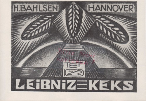 Hannover werbung 1916 - hannover,,