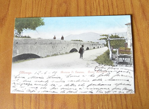 Postkarte genova albenga - postkarte,