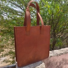 14 x 14 Damen-Schultertasche Ledertasche Einkaufstasche Handtasche Umhängetas...