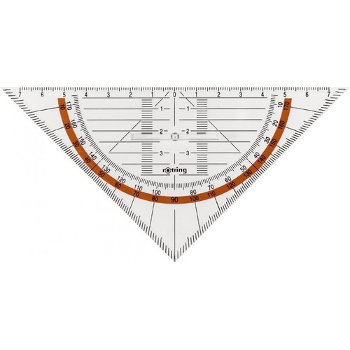 Rotring geo dreieck centro - geo-dreieck, mit