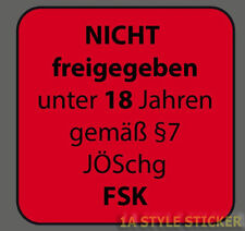 Auto Aufkleber Warnung turbo