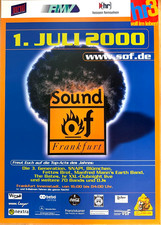 SOUND OF FRANKFURT 2000 - orig. Concert Poster - Konzert Plakat Din A1 xx