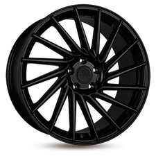 1x KESKIN WHEELS KT17 HURRICANE matt black painted 8.0Jx18 4x100 ET35