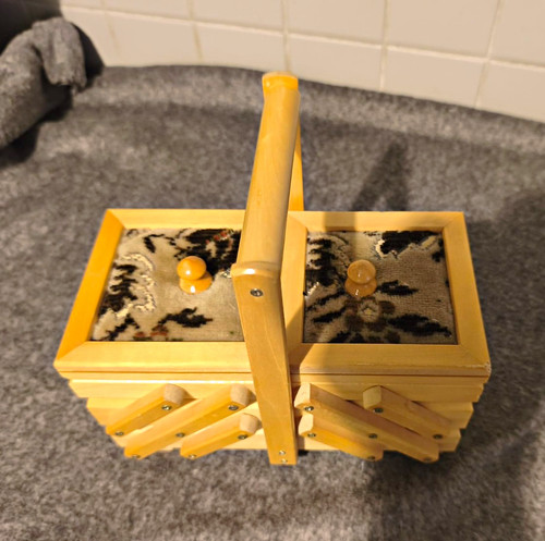 Nähkorb nähkasten aus - holz, &