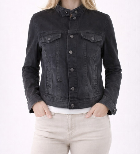 Diesel jeansjacke schwarz - jeansjacke,