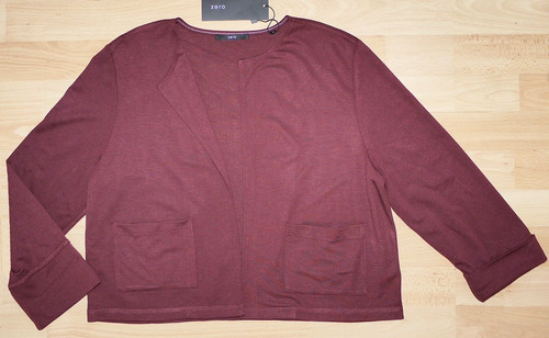 Zero strickjacke dunkel - gr.42,