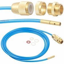 AGT Hochdruck-Abflussreiniger für M22, M24 & 1/2", mit Dichtungen, 3 m