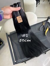 50cm 100gram Slawisch Naturhaar ~ Schnitthaar für Extensions Echthaar, Rohhaar