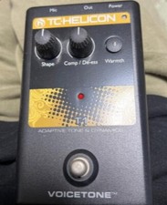 TC HELICON VOICETONE T1 Tone Correction Dynamics Vocal Effect Pedal Work Test...