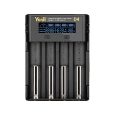 2/4 Slots Akku USB Charger