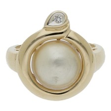Mabe zuchtperle brillant - mabe, ring