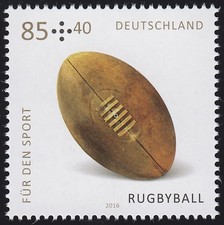 3236 Sporthilfe - Spielbälle: Rugbyball **