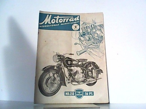 Motorrad jahrgang heft 9 - heft,