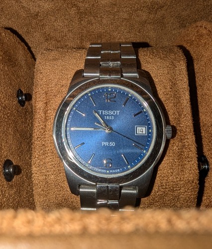 Tissot pr50 blaues zifferblatt - tissot,