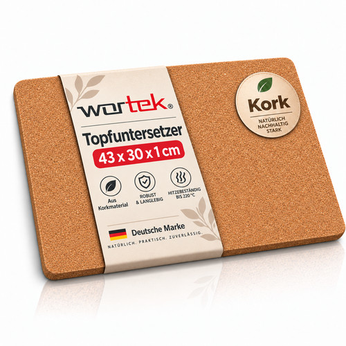 Xxl korkuntersetzer eckig - korkuntersetzer,