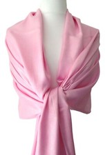 Rosa Pashmina Damen Schal Uni