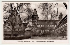 Amorbach Abteikirche u. Schloßmühle um 1930 (Erbach Michelstadt Bad König)