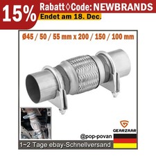 Edelstahl Flexrohr Auspuffrohr