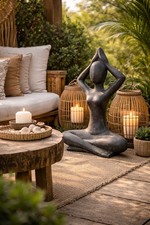 Yoga Figur sitzend 80-120cm
