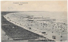 Ansichtskarte Ostseebad Swinemünde "Strand" nach Celle, 14.11.1914, siehe Text!