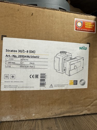 Wilo stratos - wilo, 30/1-8