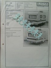 Anhänger Einachsanhänger HP 650.83 1989 DDR KFZ-Brief KTA Vorlage f. Zulassung