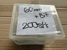 HSI  Terrassenschrauben 60mm edelstahl  200Stück + Bit / Reste  Holz5