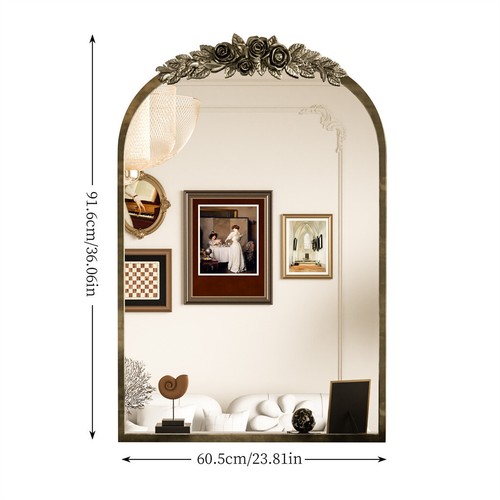 Barockspiegel mit bronzo - barockspiegel,