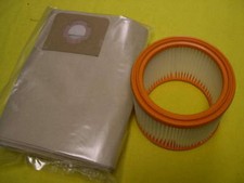 Filter + Filterbeutel Staubsaugerbeutel für Wap Turbo XL Euro Industriesauger