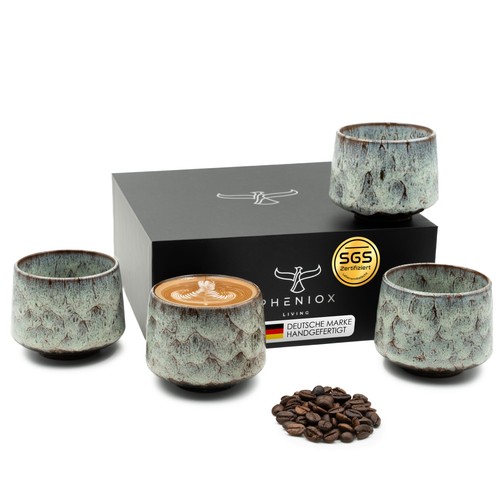 Cappuccino tassen set tibet - tassen,