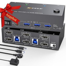 camgeet 8K KVM Switch · 2 PC