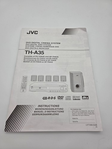 Bedienungsanleitung jvc a35 - jvc, th-a35