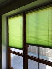 Plissee ohne Bohren klemmfix Plisee Jalousie Faltrollo verspannt, 70x200 cm,grün