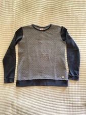 Armorlux Baumwoll Pullover Marine Gemustert S/M